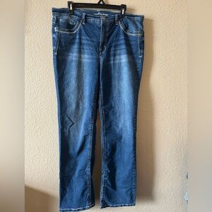 Wallflower Women's Straight Leg Jeans - Blue Denim